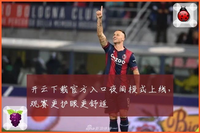 开云下载官方入口夜间模式上线，观赛更护眼更舒适